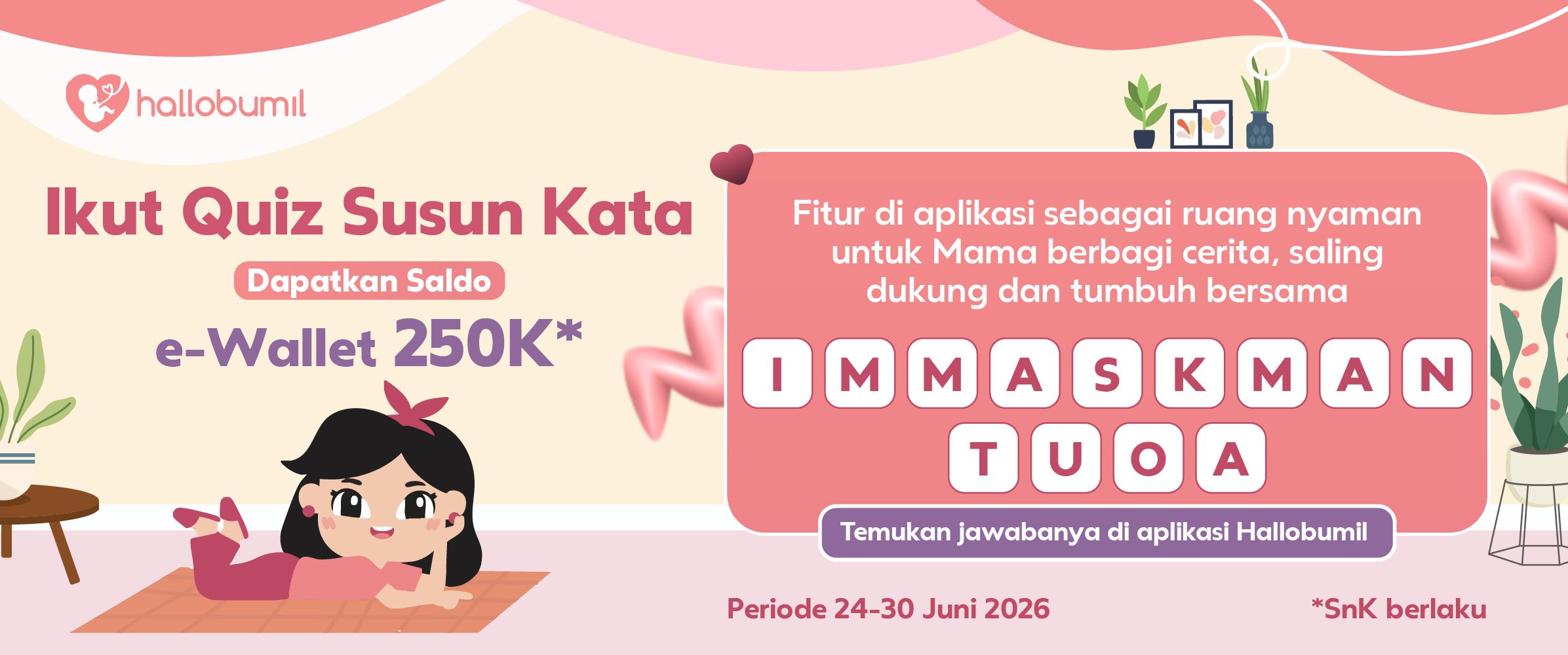 Kuis Susun Kata Hallobumil