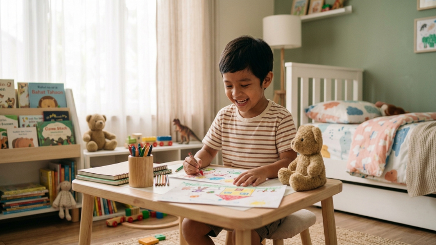 Kelebihan Anak Terlambat Bicara, Benarkah Lebih Kreatif?